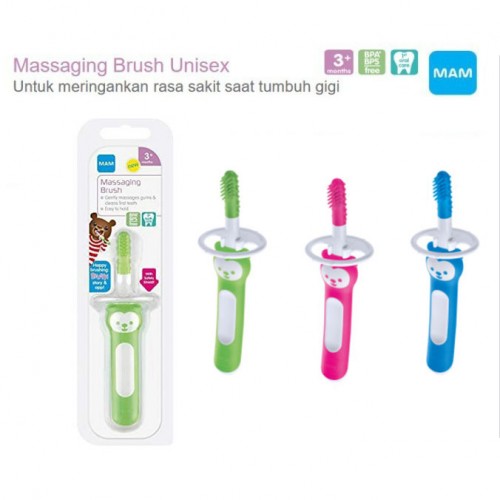 MAM Massaging Brush Sikat Gigi Bayi / Sikat Gigi Anak - Unisex